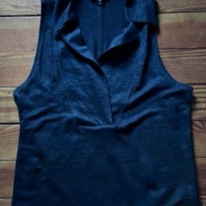 Banana Republic LINEN SLEEVELESS POLO - Size XS NWOT
